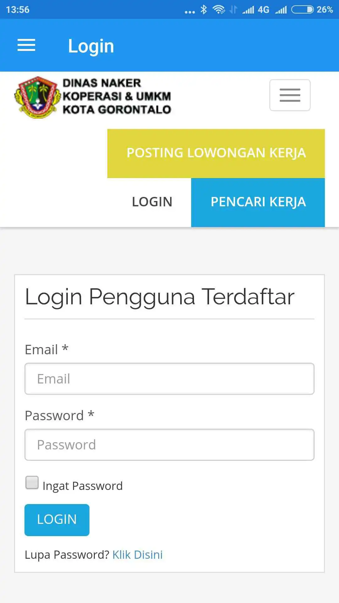 Play INFOKERJA GORONTALO | PORTAL LOWONGAN KERJA as an online game INFOKERJA GORONTALO | PORTAL LOWONGAN KERJA with UptoPlay